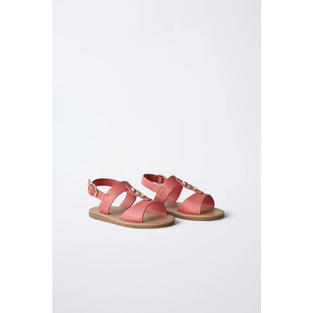Zara Baby Detail Sandals Size 8US 24 EU
